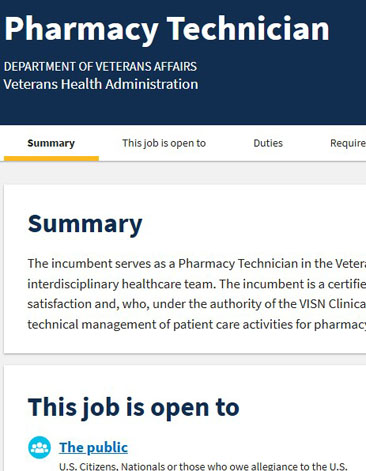 Review the job announcement